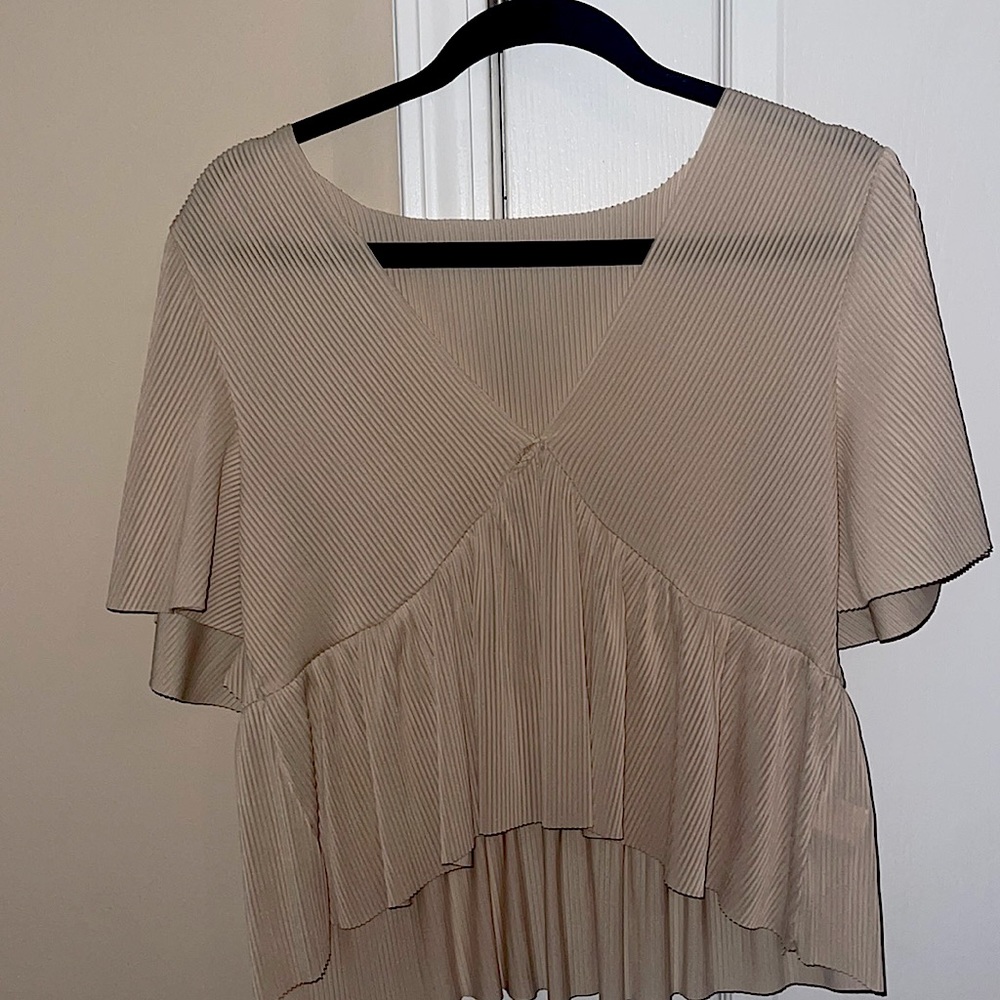 Gorgeous Cream Babydoll Top